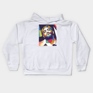 Joyner Lucas Colorful with Background Kids Hoodie